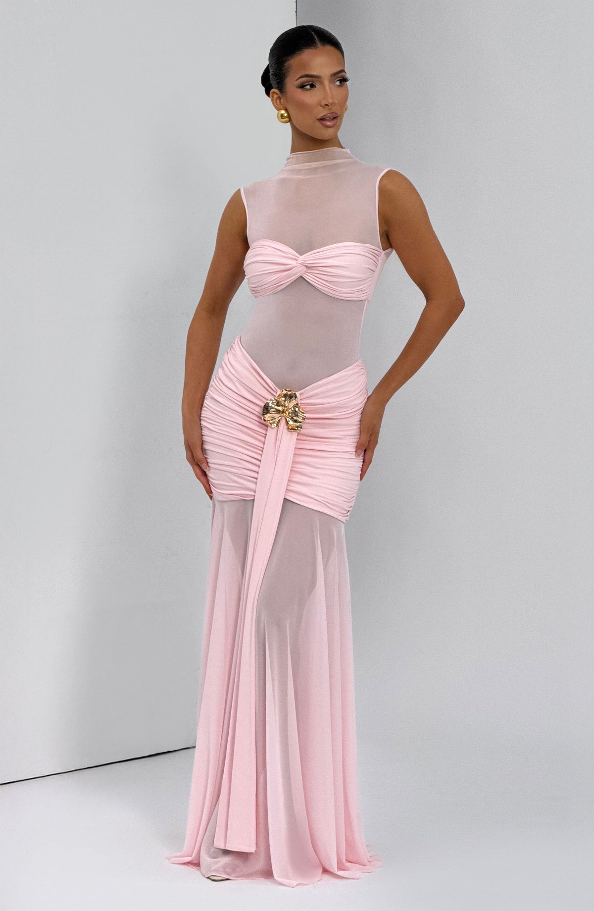 Adina Rose Top in Blush