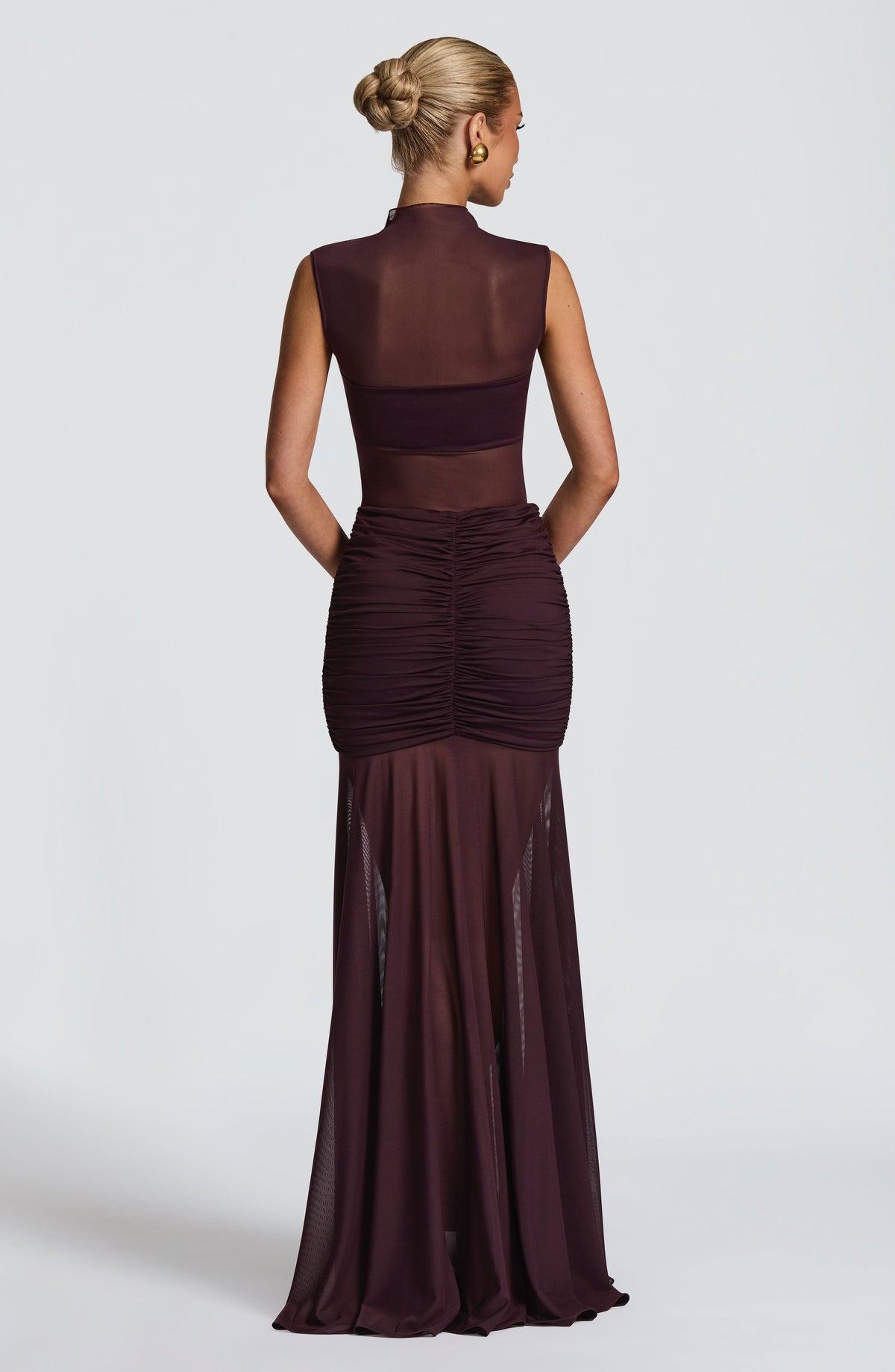 Adina Rose Top in Plum
