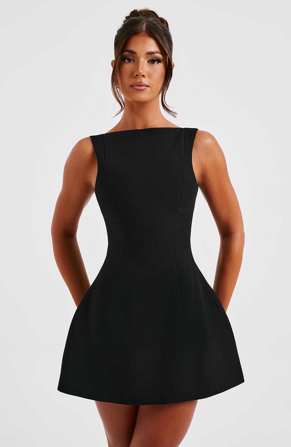 Alanis Mini Dress in Black
