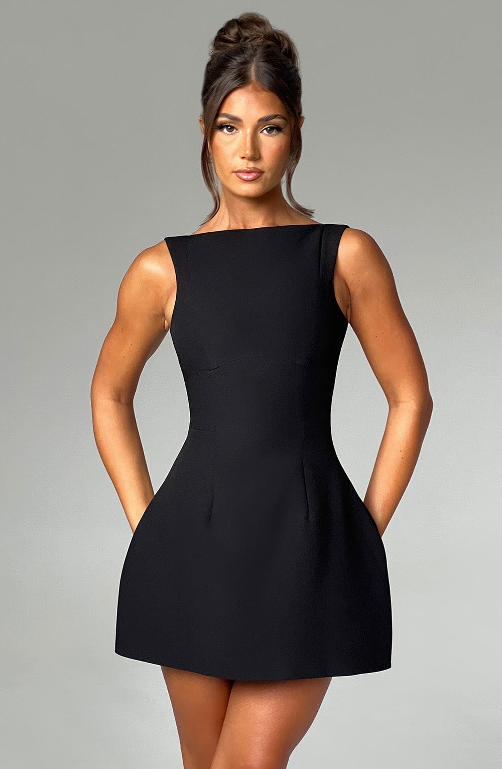 Alanis Mini Dress in Black