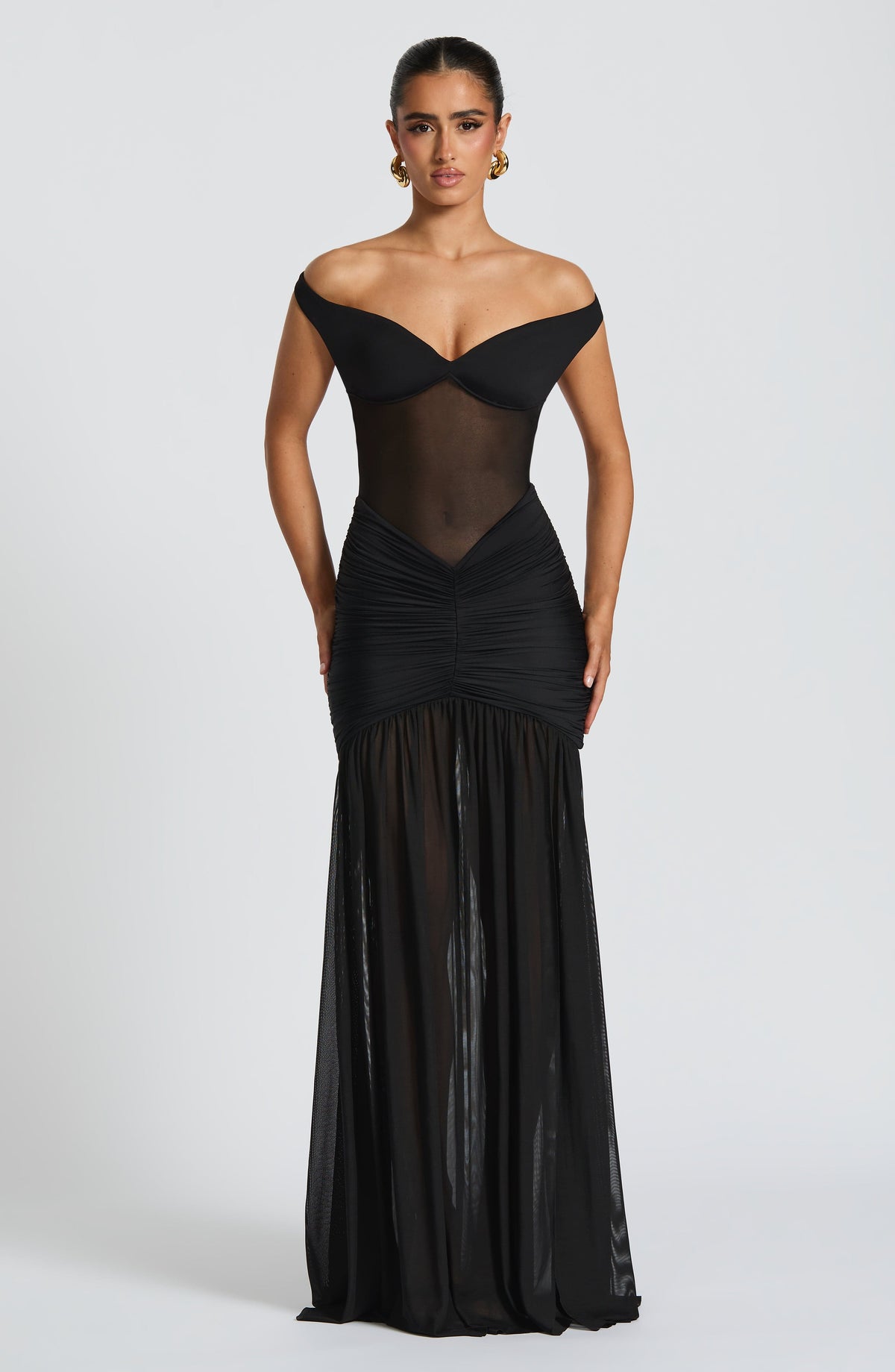 Alaya Maxi Dress in Black