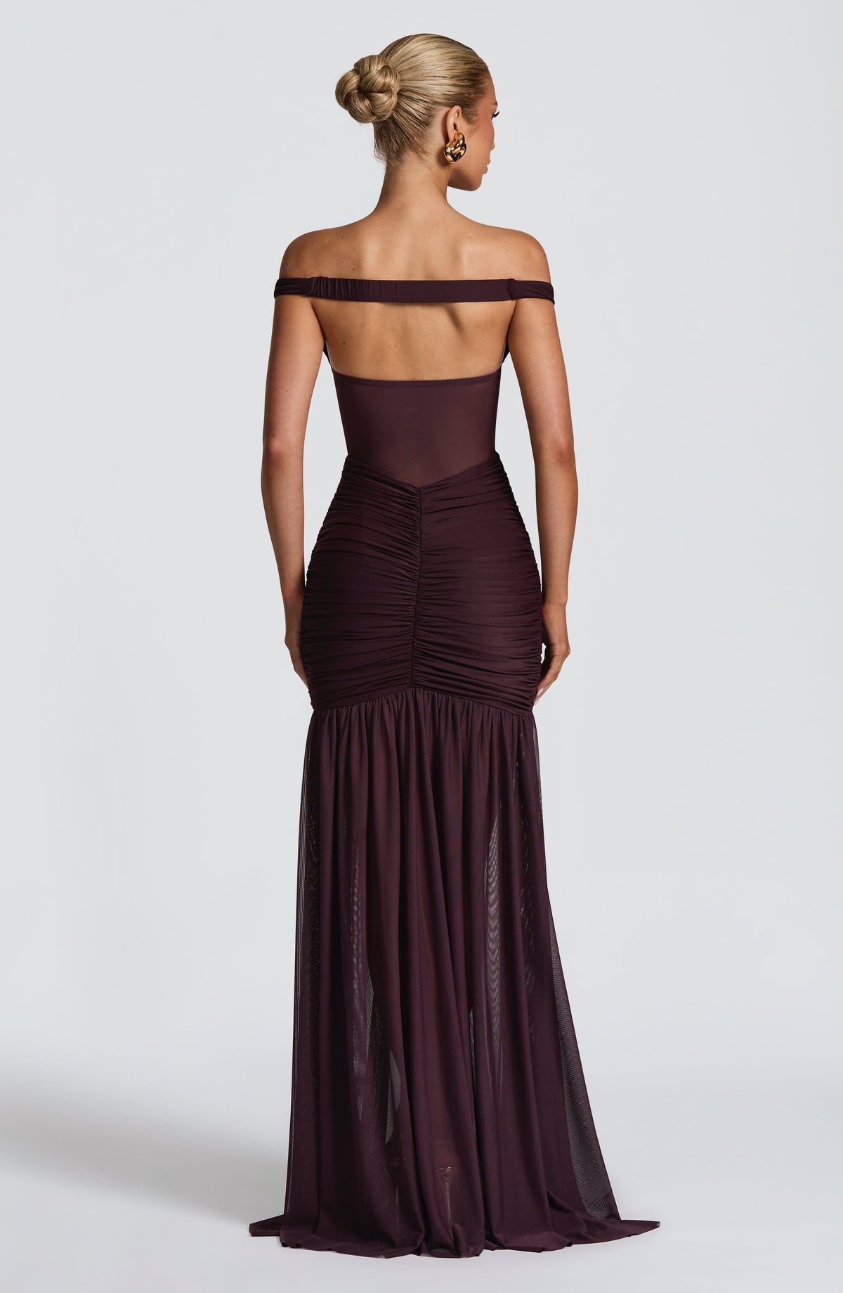 Alaya Maxi Dress in Plum