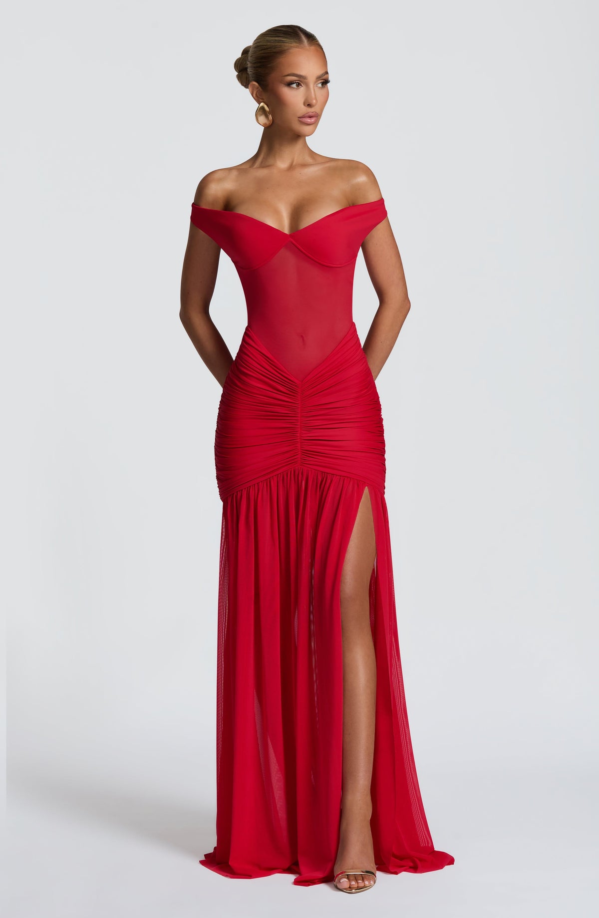 Alaya Maxi Dress in Red