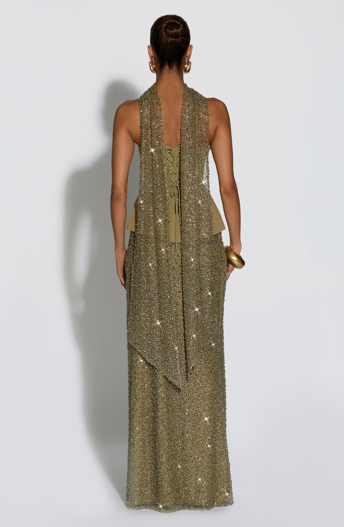 Allora Maxi Skirt in Sage