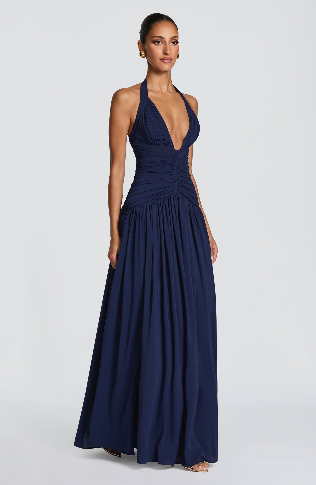 Amara Maxi Dress in Navy