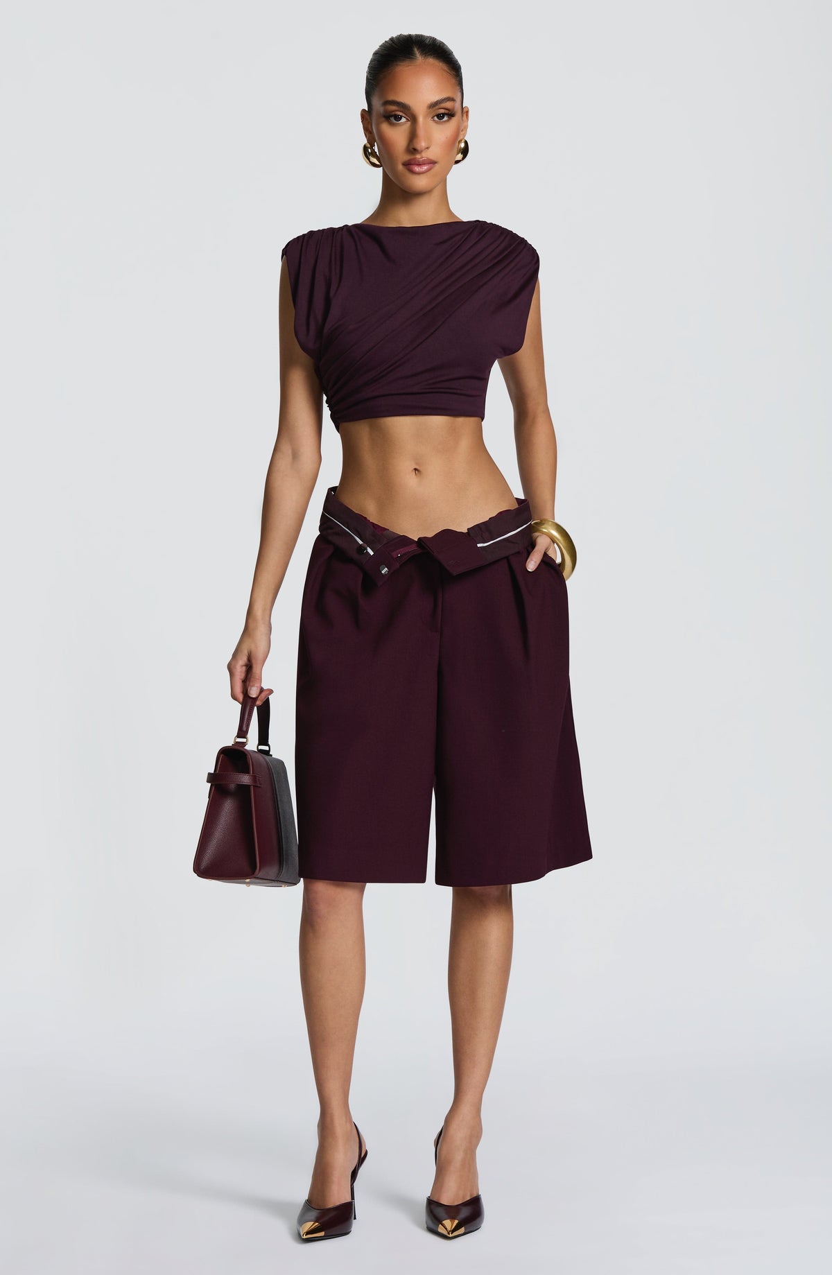 Amora Top in Plum