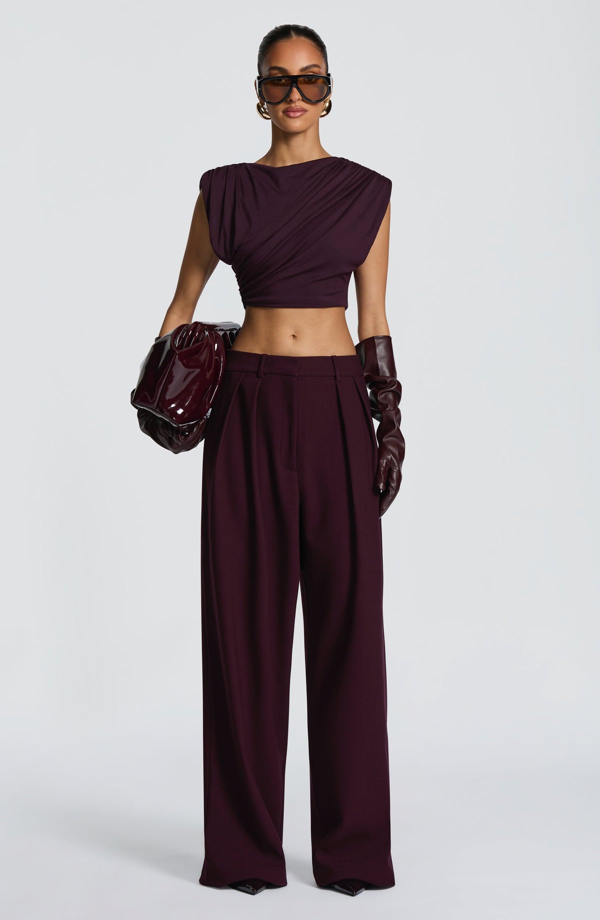 Amora Top in Plum