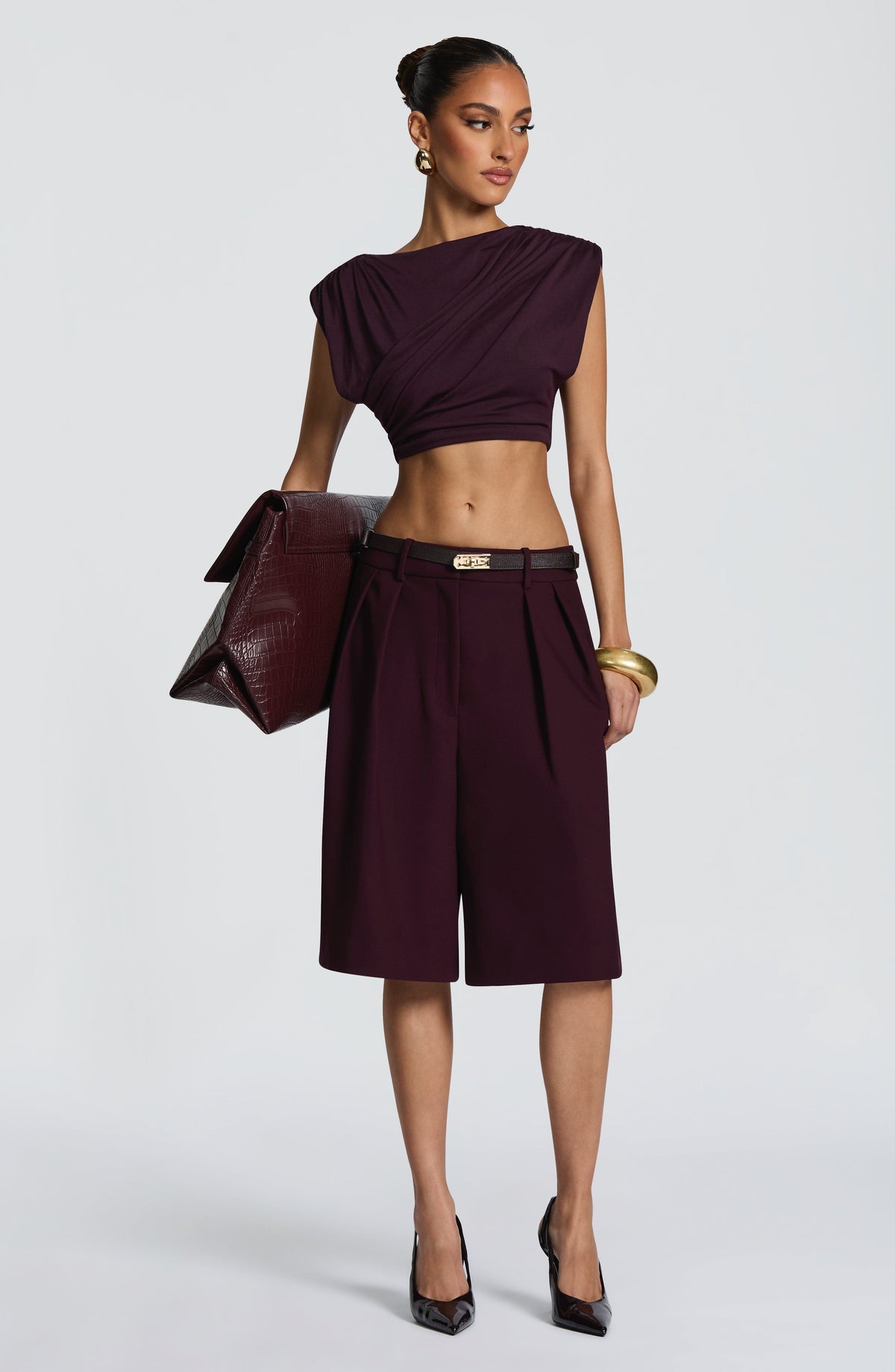 Amora Top in Plum