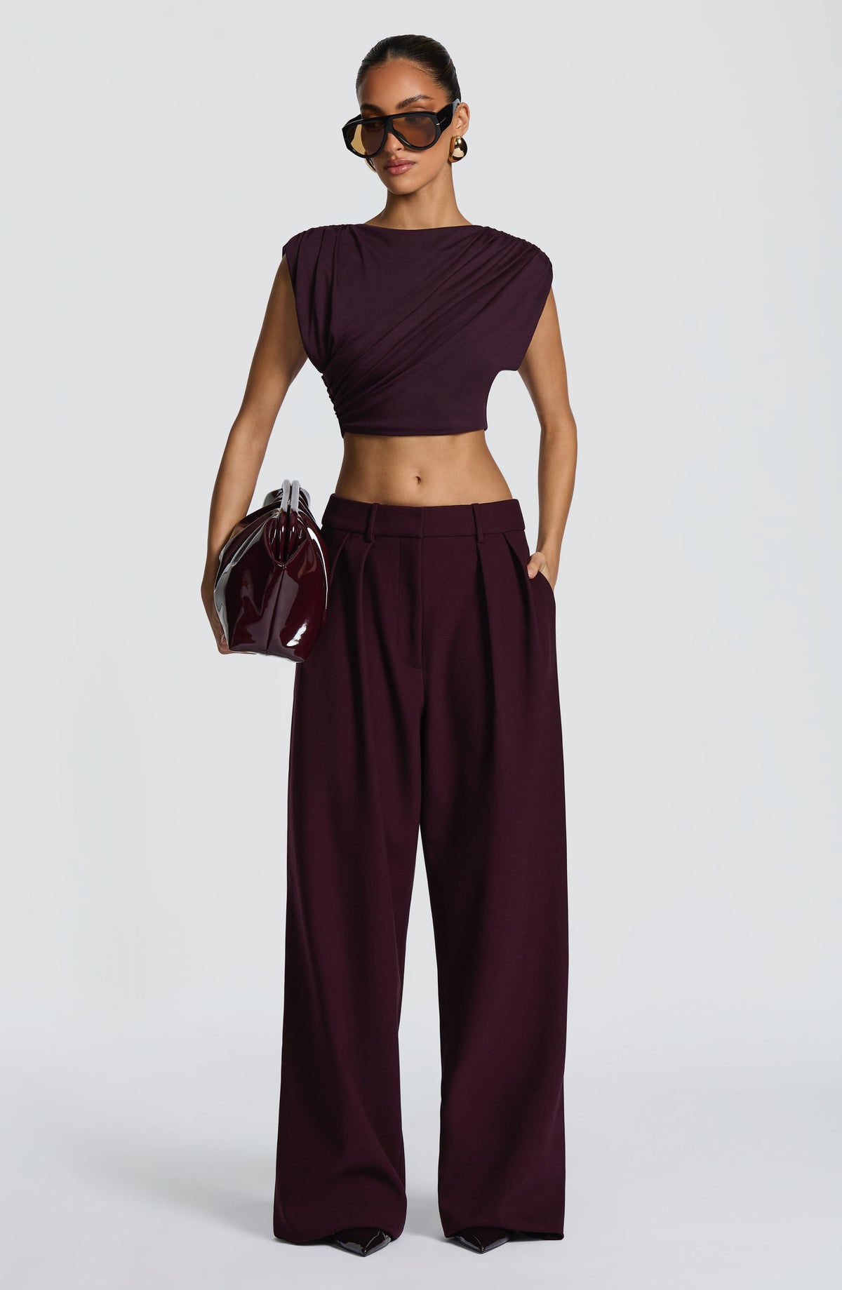 Amora Top in Plum