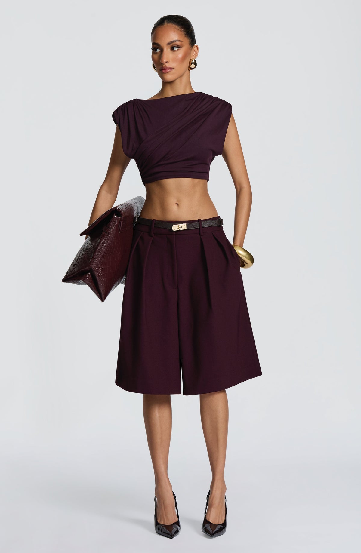 Amora Top in Plum