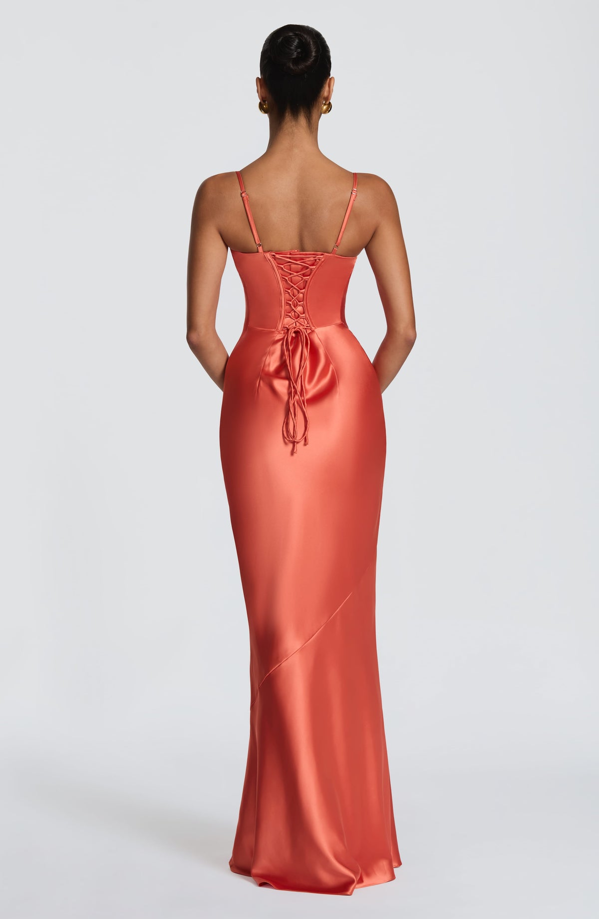 Amorella Maxi Dress in Burnt Orange