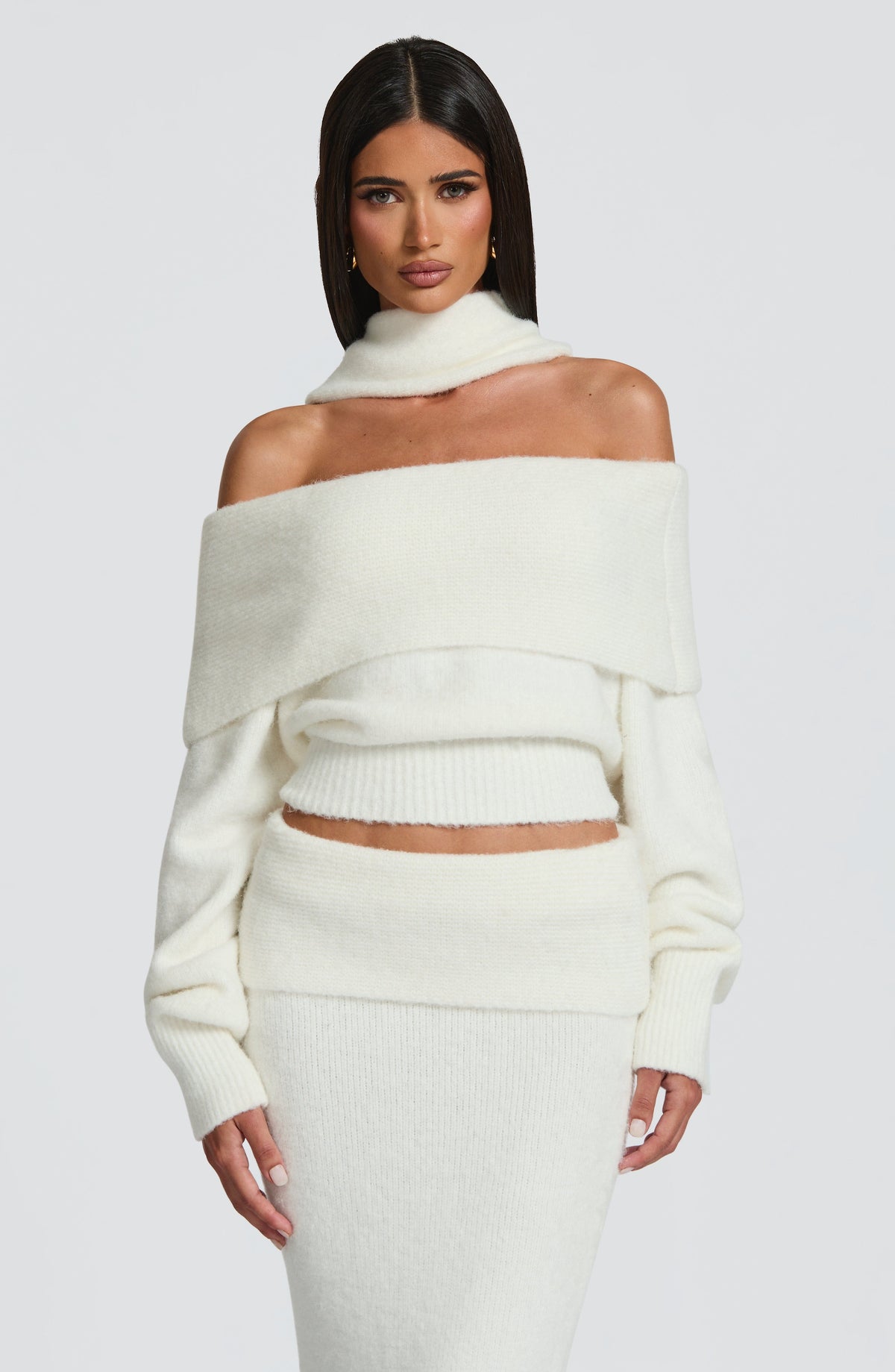Andra Maxi Skirt in Ivory