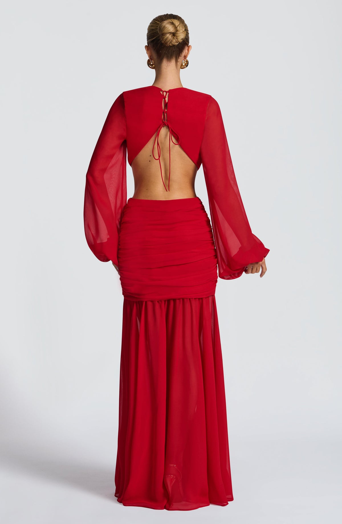 Andreia Maxi Dress in Red