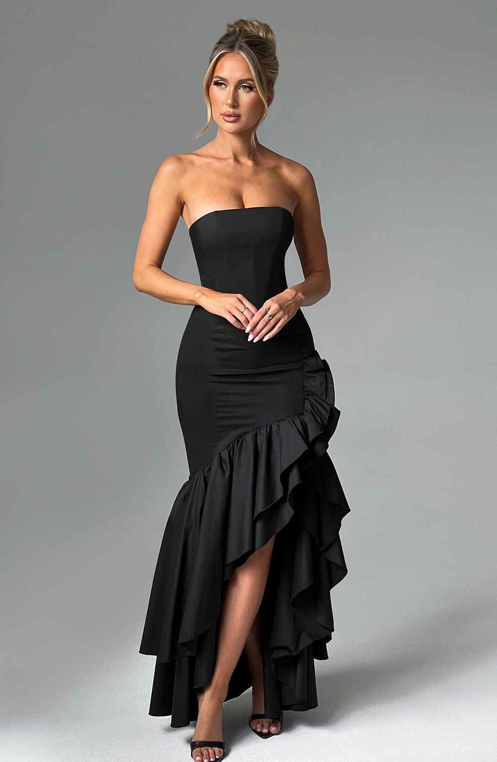 Angelique Maxi Dress in Black