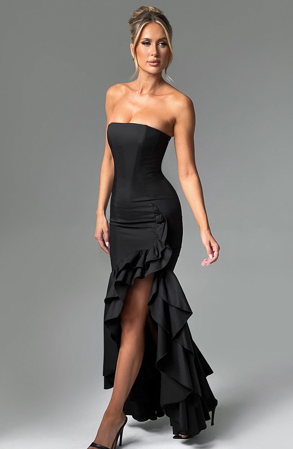 Angelique Maxi Dress in Black