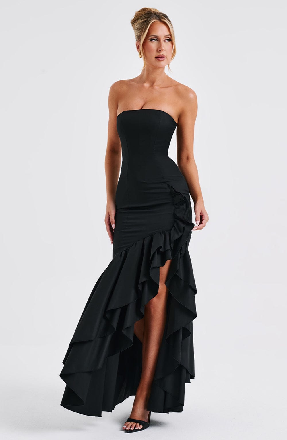 Angelique Maxi Dress in Black