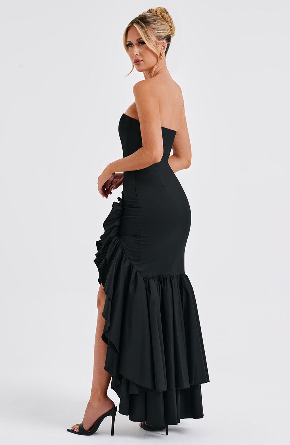 Angelique Maxi Dress in Black