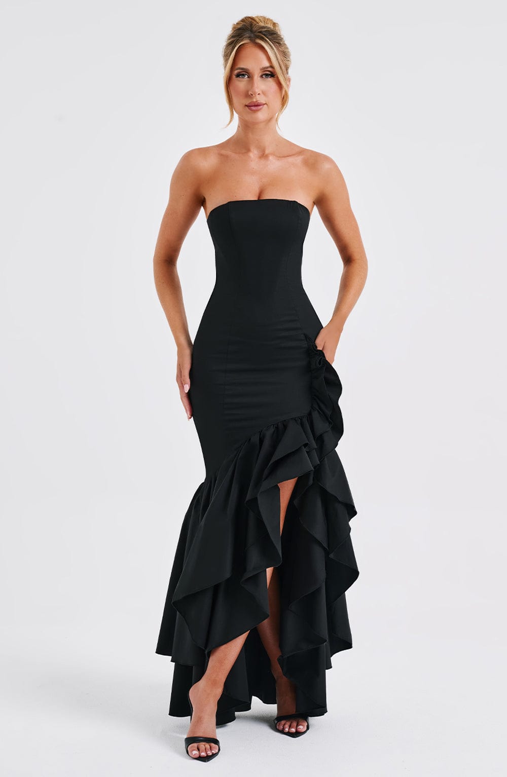 Angelique Maxi Dress in Black