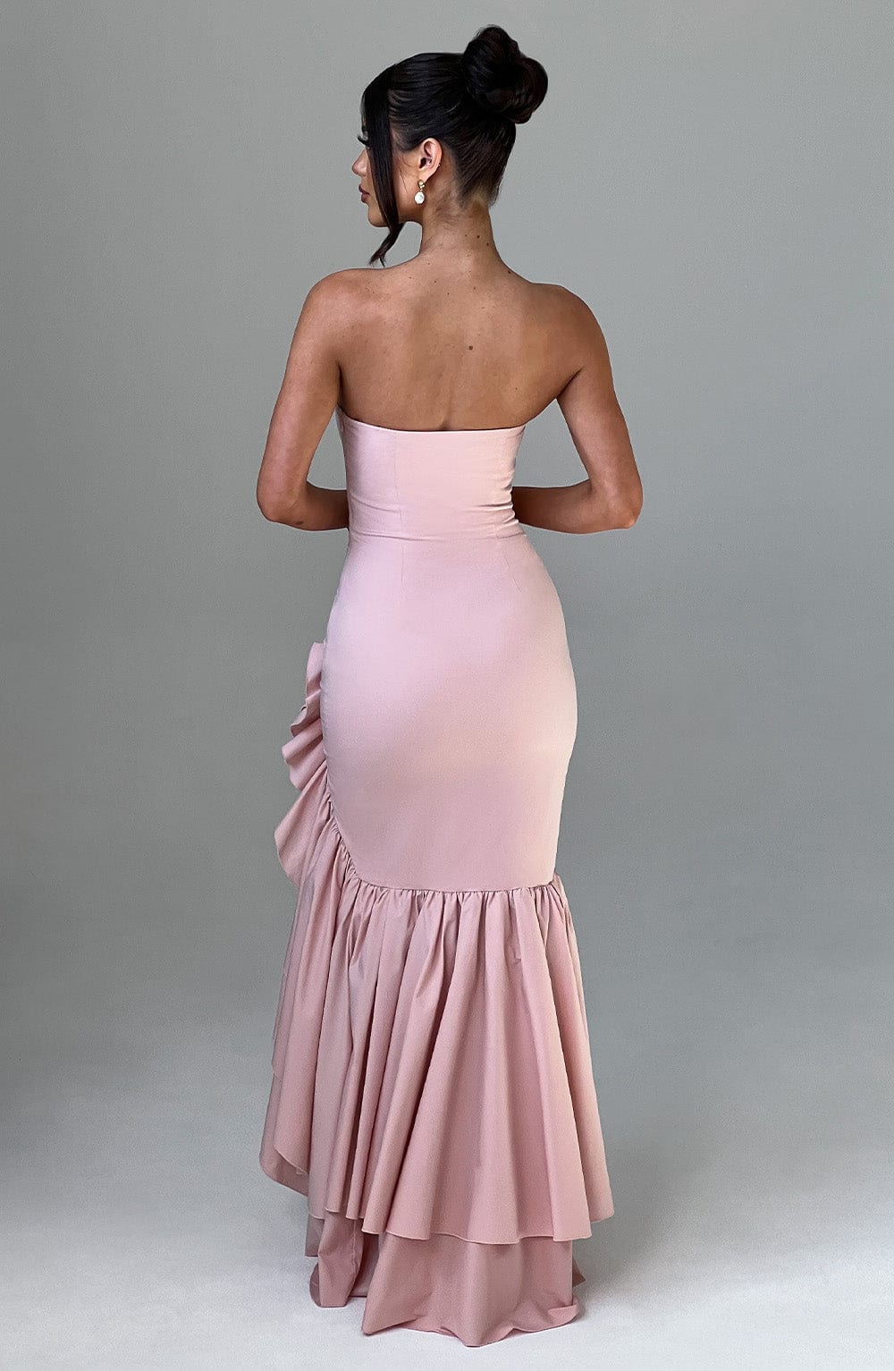 Angelique Maxi Dress in Blush