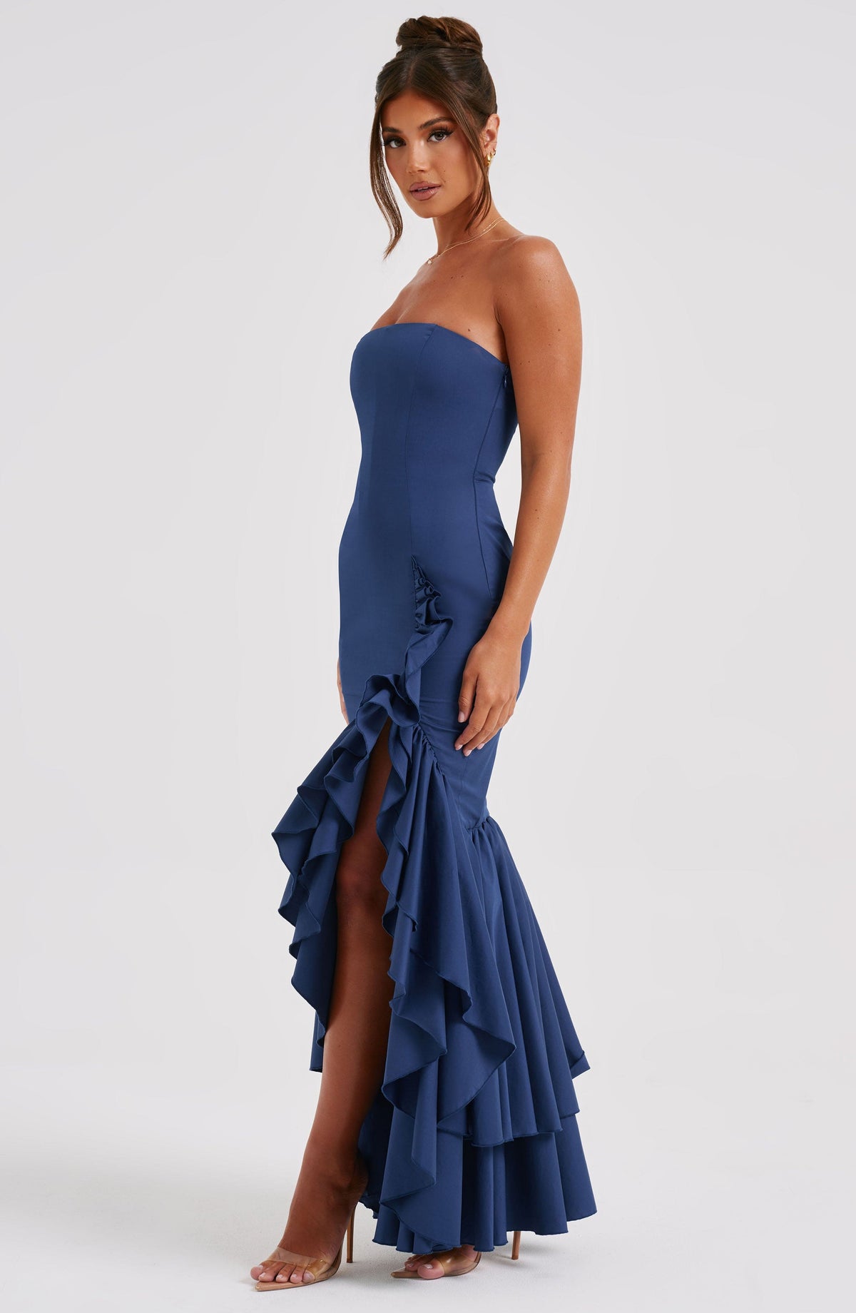 Angelique Maxi Dress in Navy