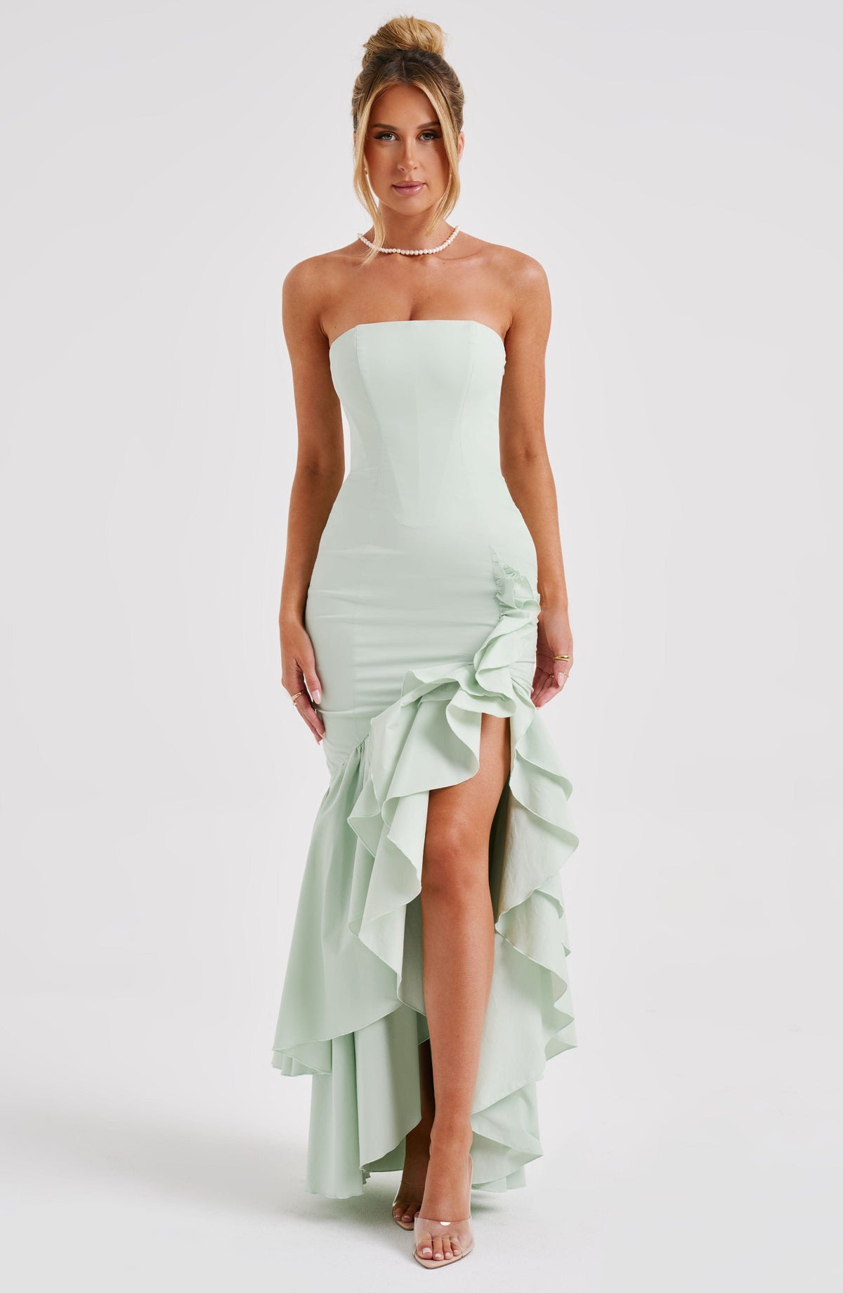 Angelique Maxi Dress in Sage