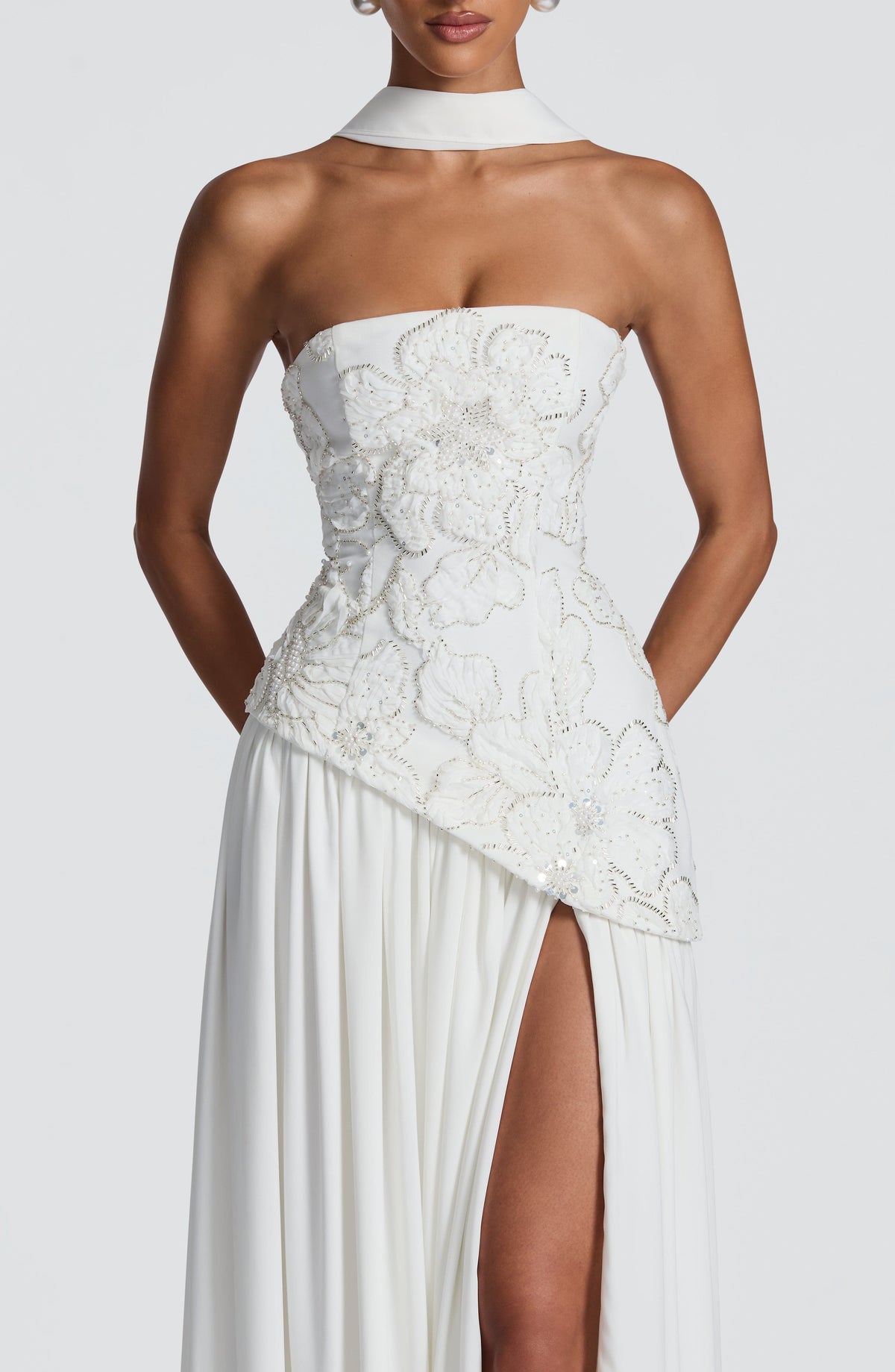 Anneka Maxi Dress in Ivory