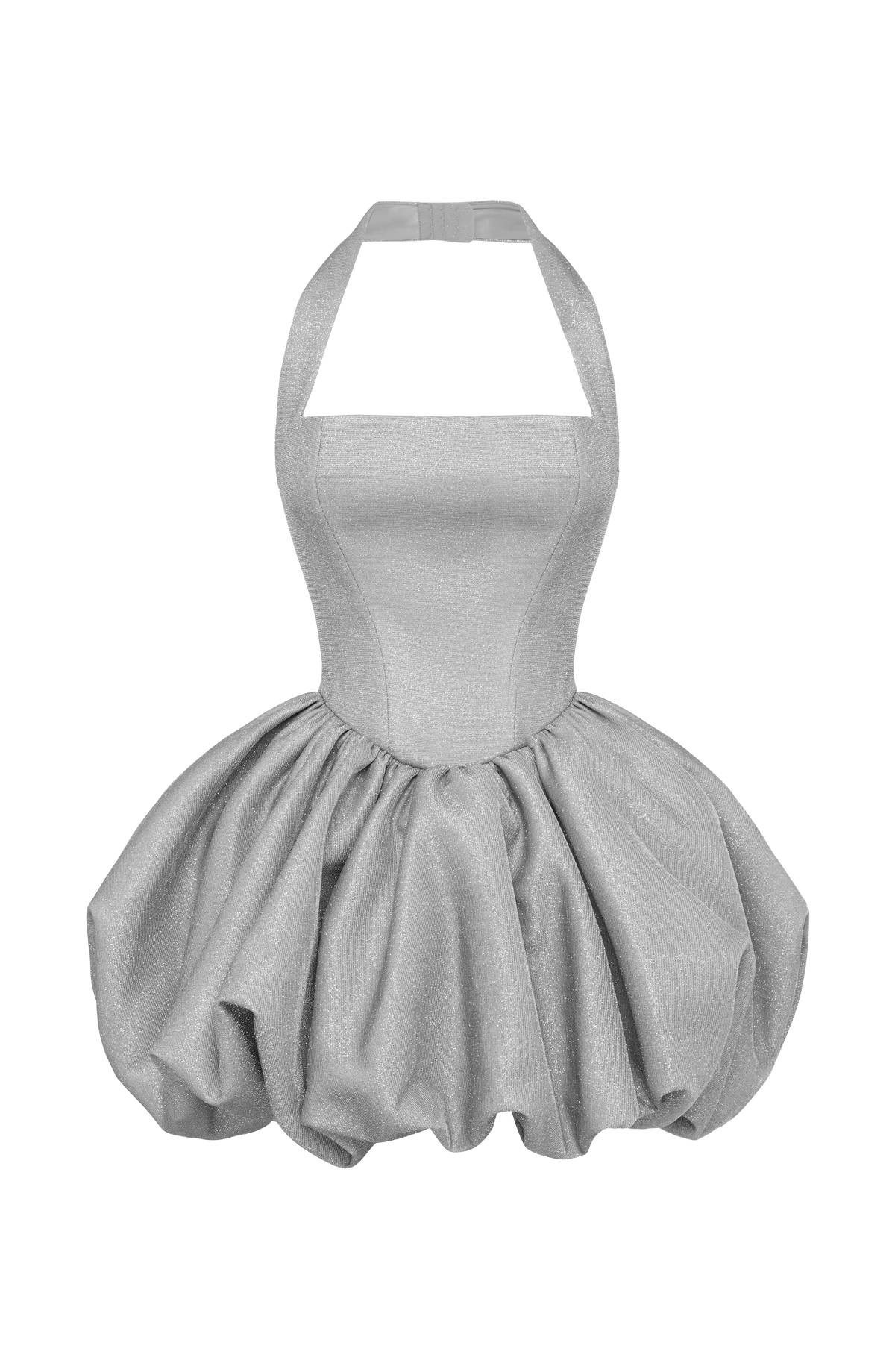 Araminta Mini Dress in Silver