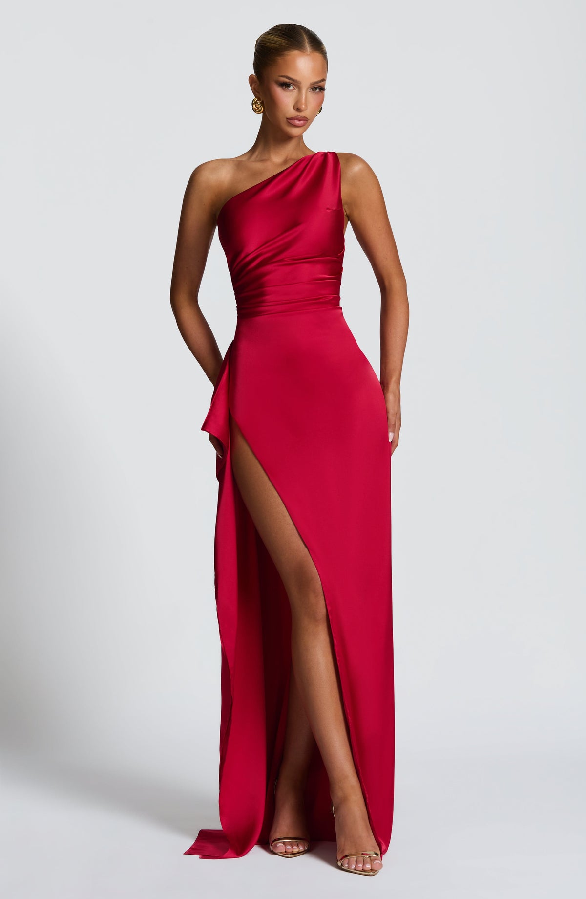 Ariel Maxi Dress in Red
