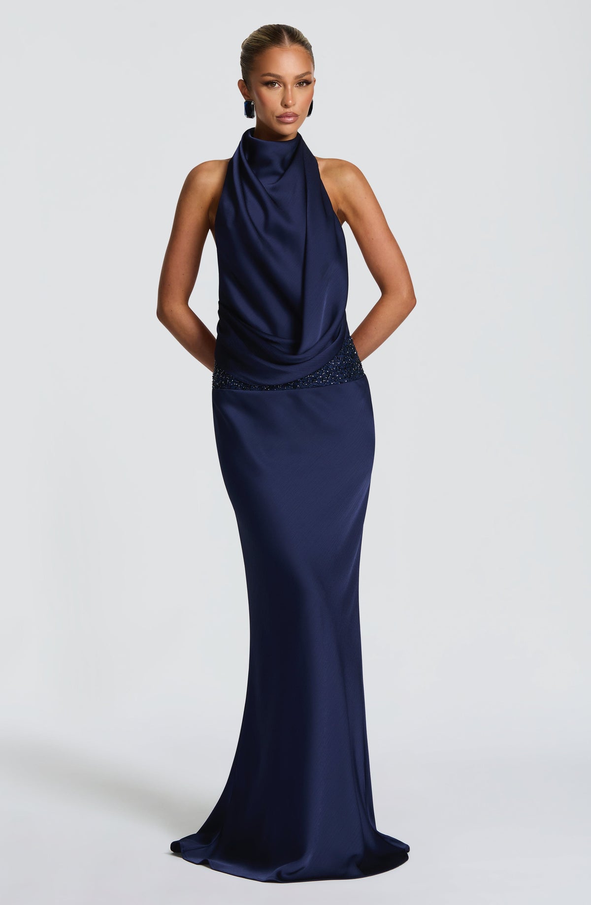 Armelle Maxi Dress in Navy