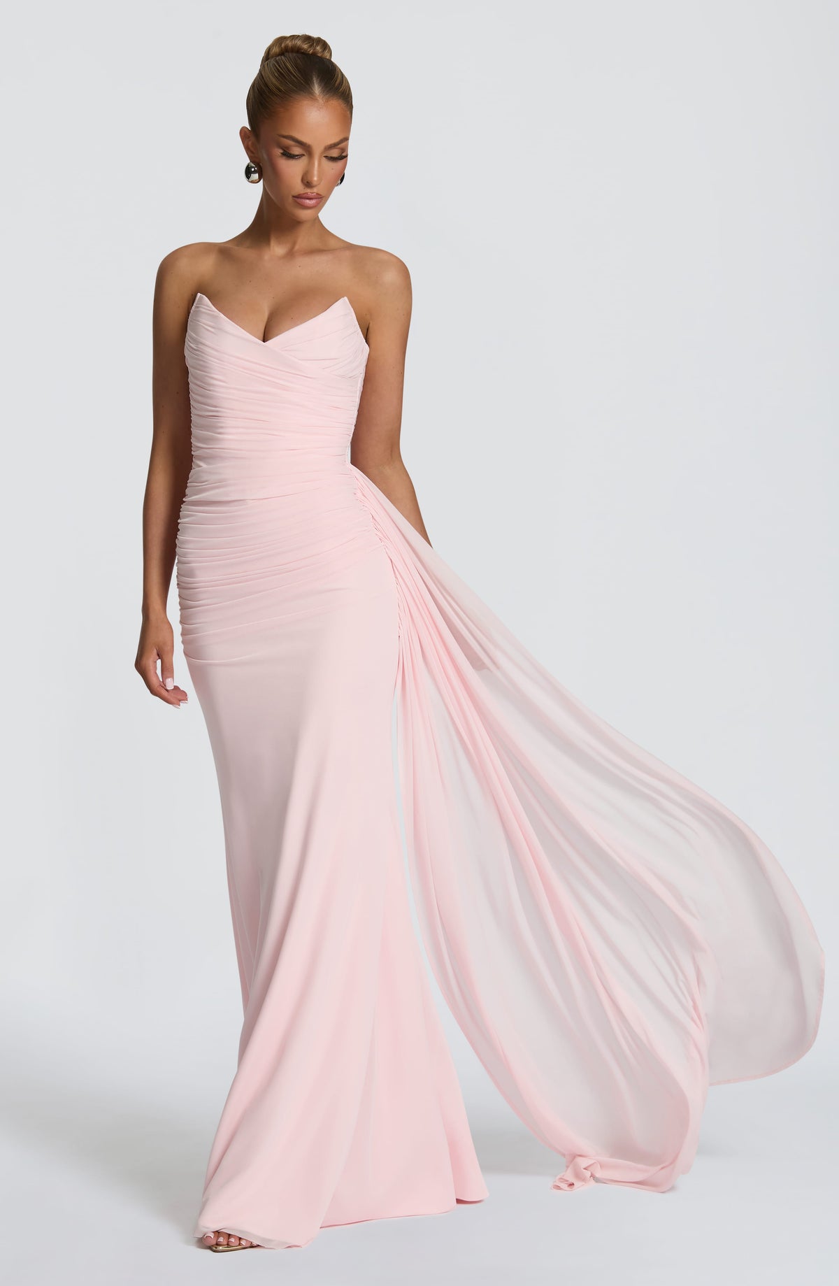 Ashira Maxi Dress in Blush