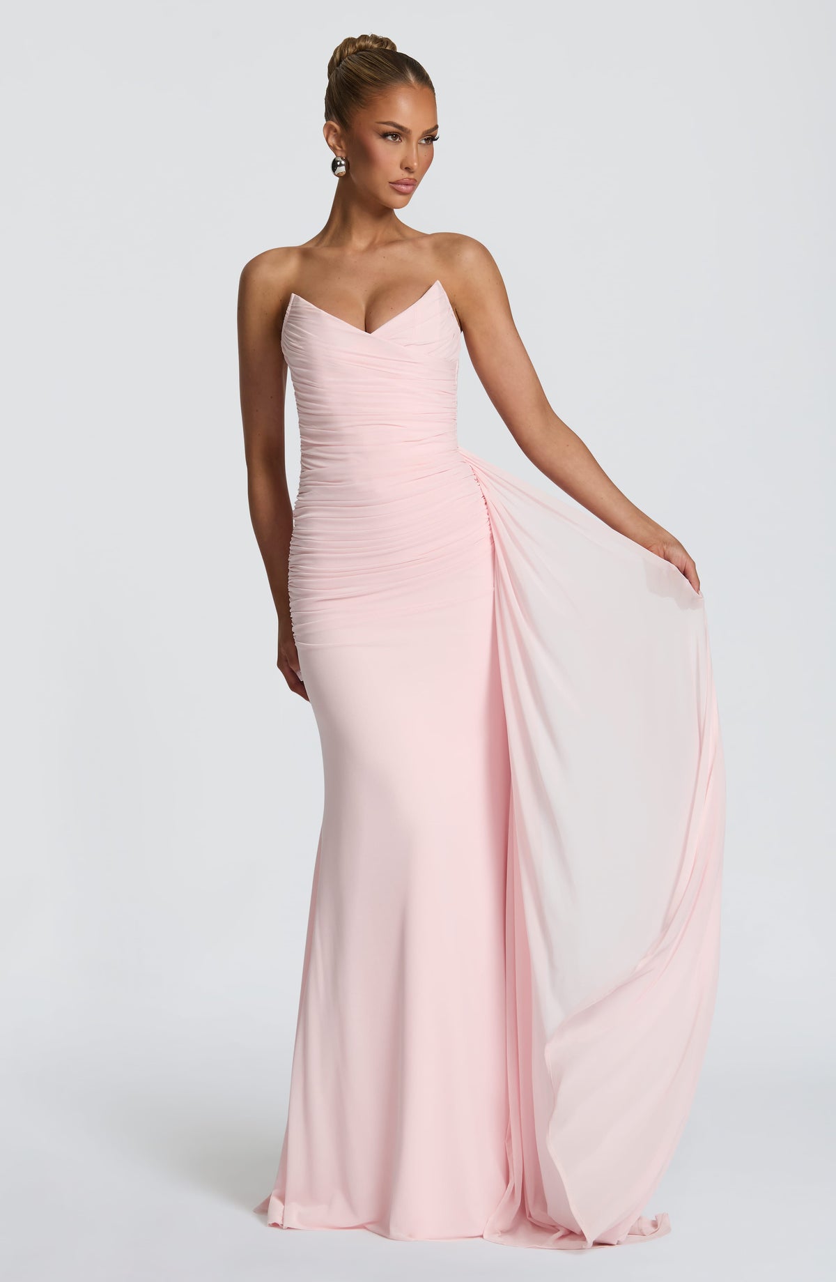 Ashira Maxi Dress in Blush