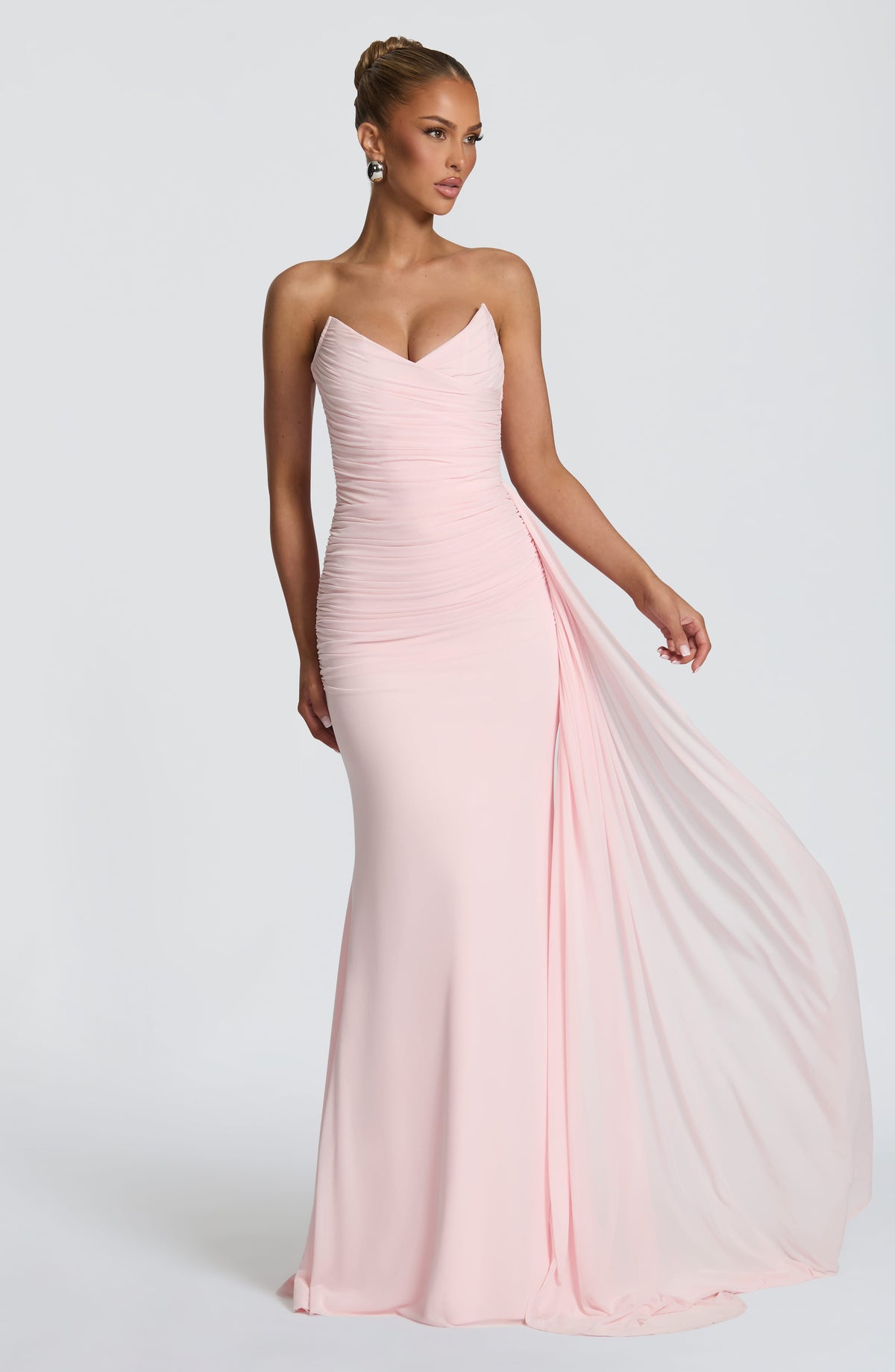Ashira Maxi Dress in Blush