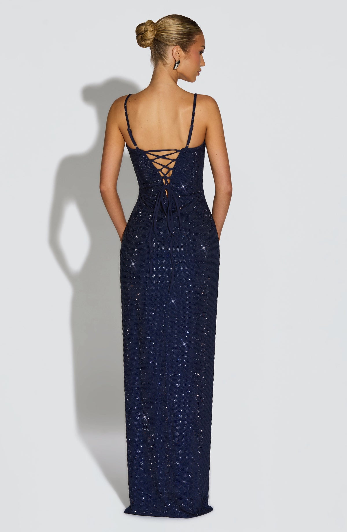 Astrid Maxi Dress in Navy
