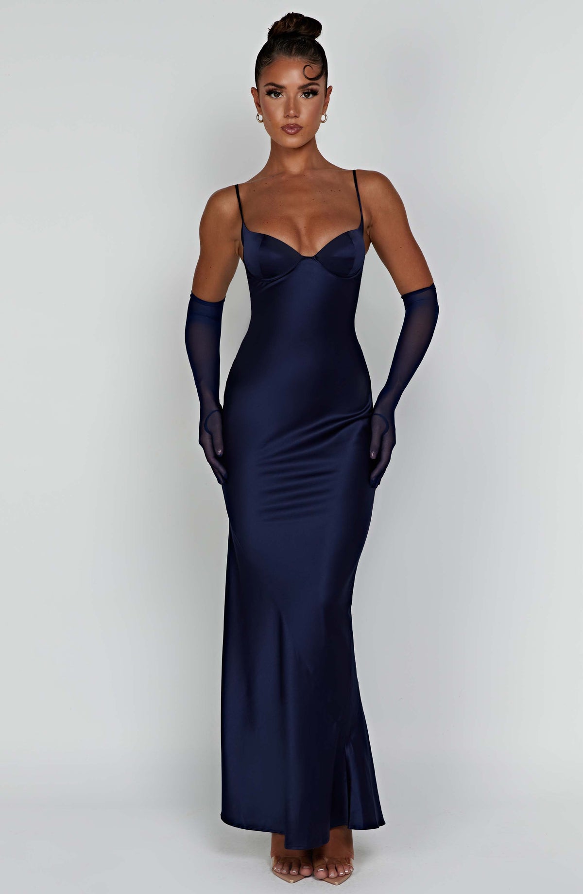 Athens Maxi Dress in Navy
