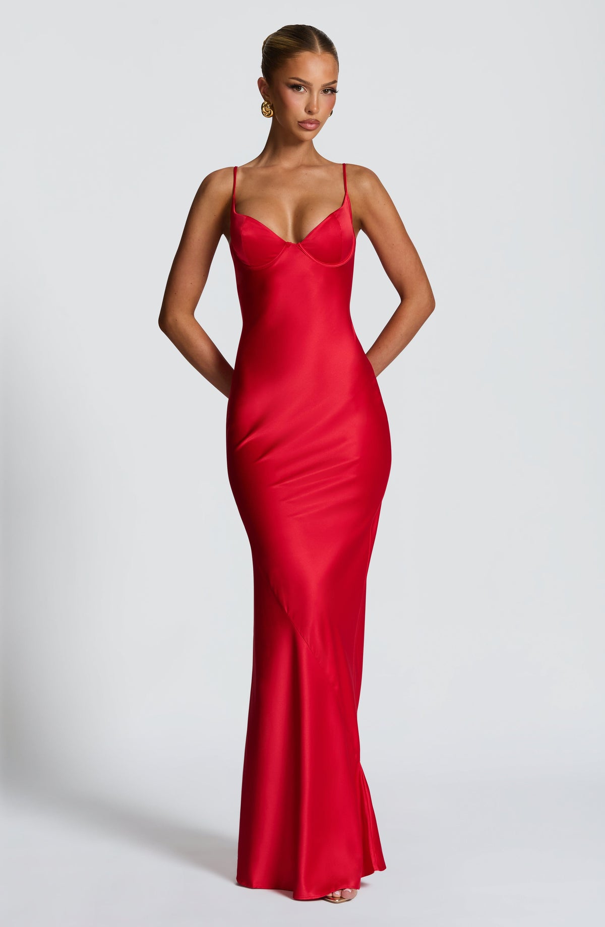 Athens Maxi Dress in Red