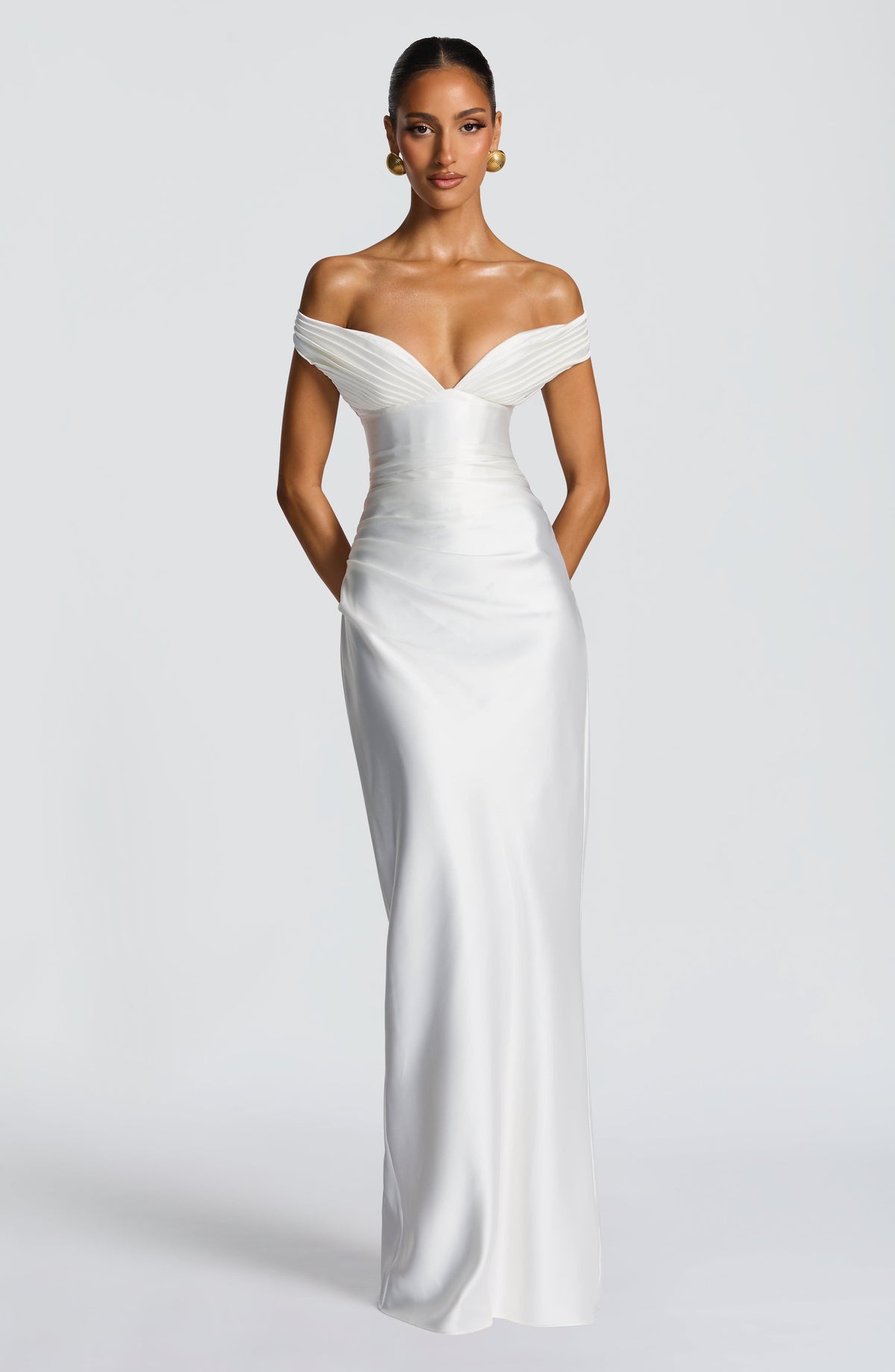 Aurelie Maxi Dress in Ivory
