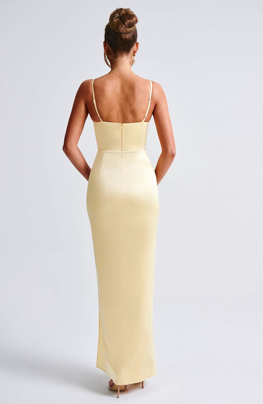 Aurora Maxi Dress in Lemon