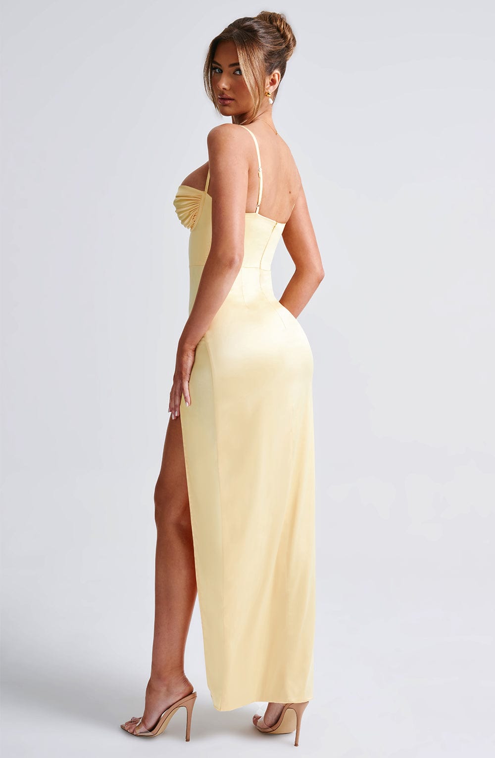 Aurora Maxi Dress in Lemon