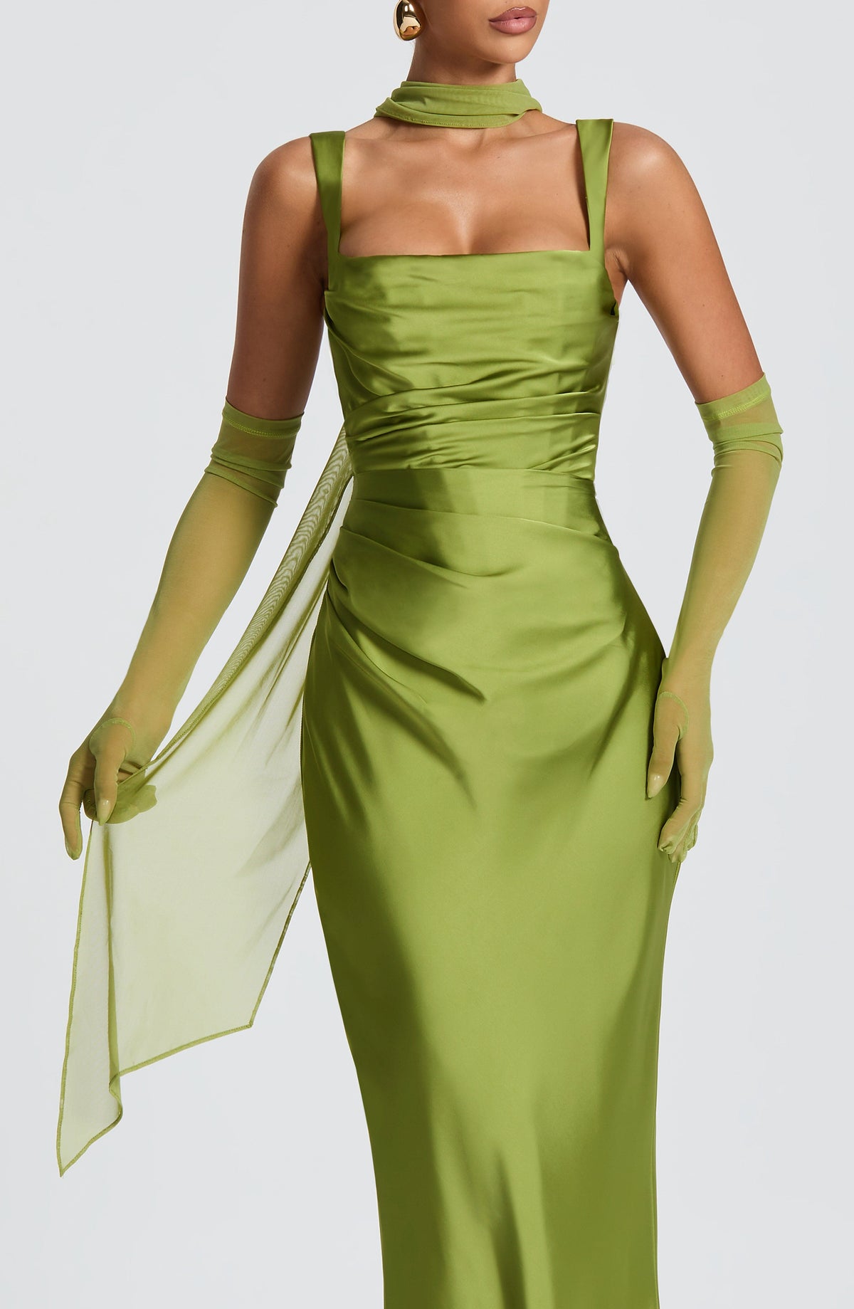 Aylah Scarf in Olive