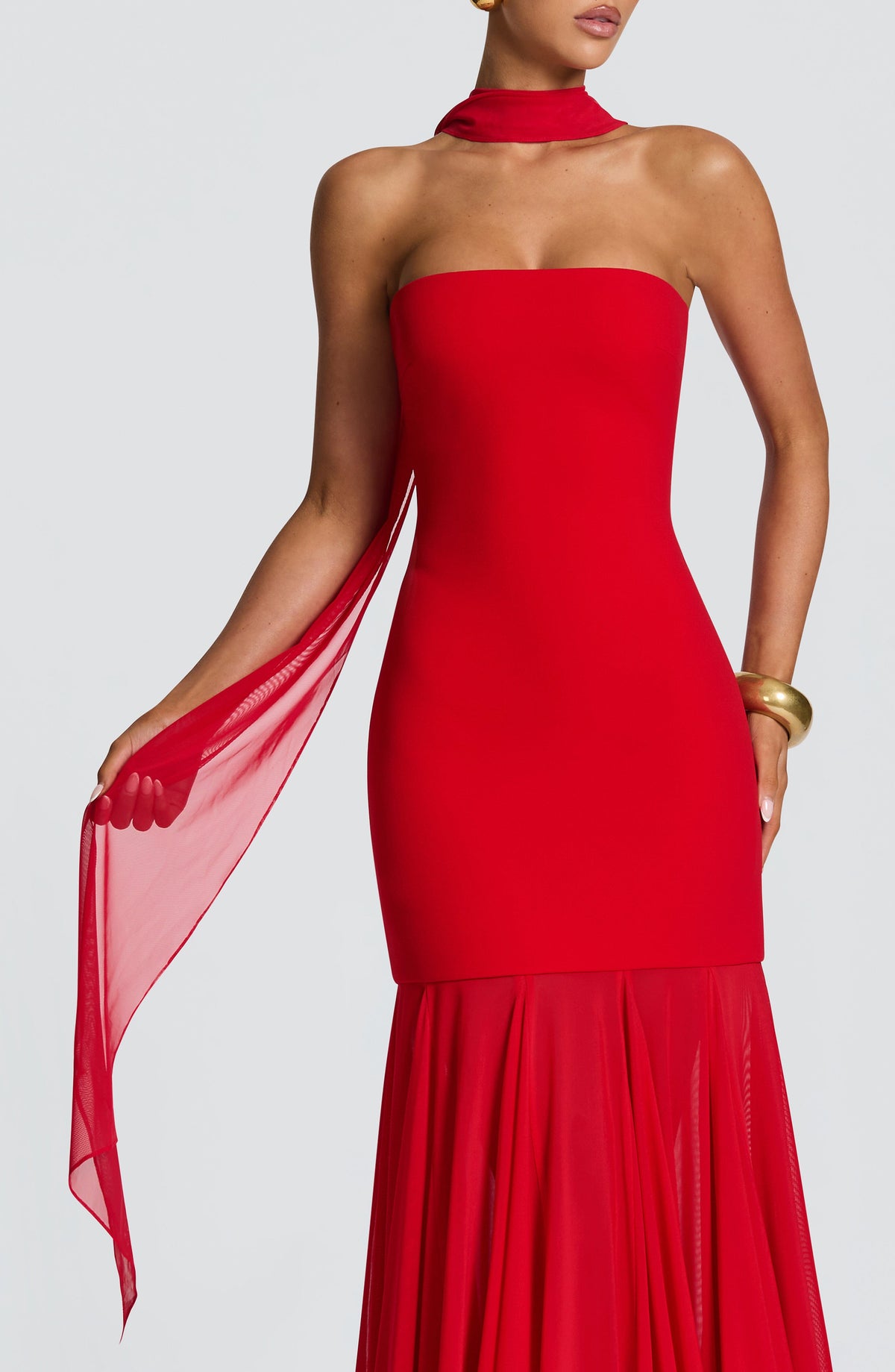 Aylah Scarf in Red