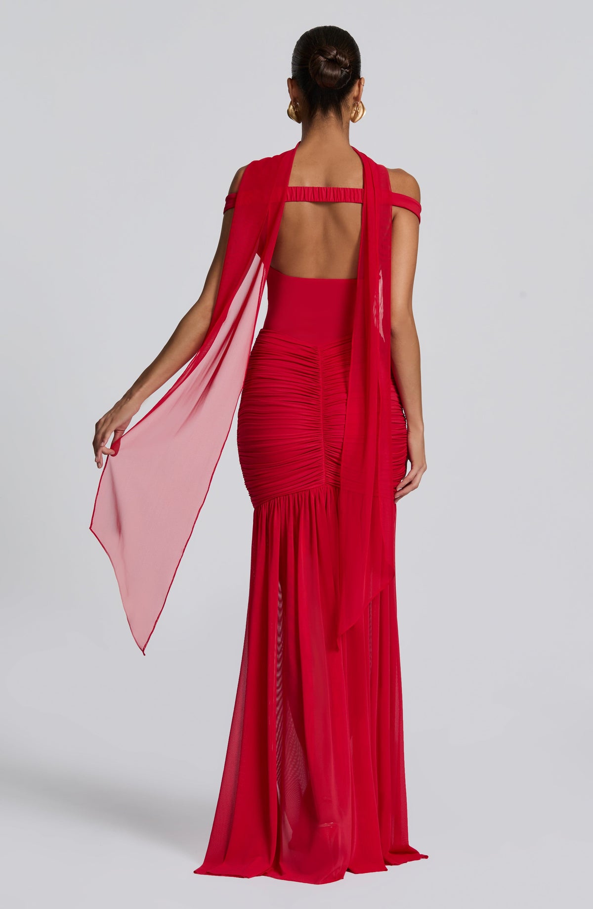 Aylah Scarf in Red