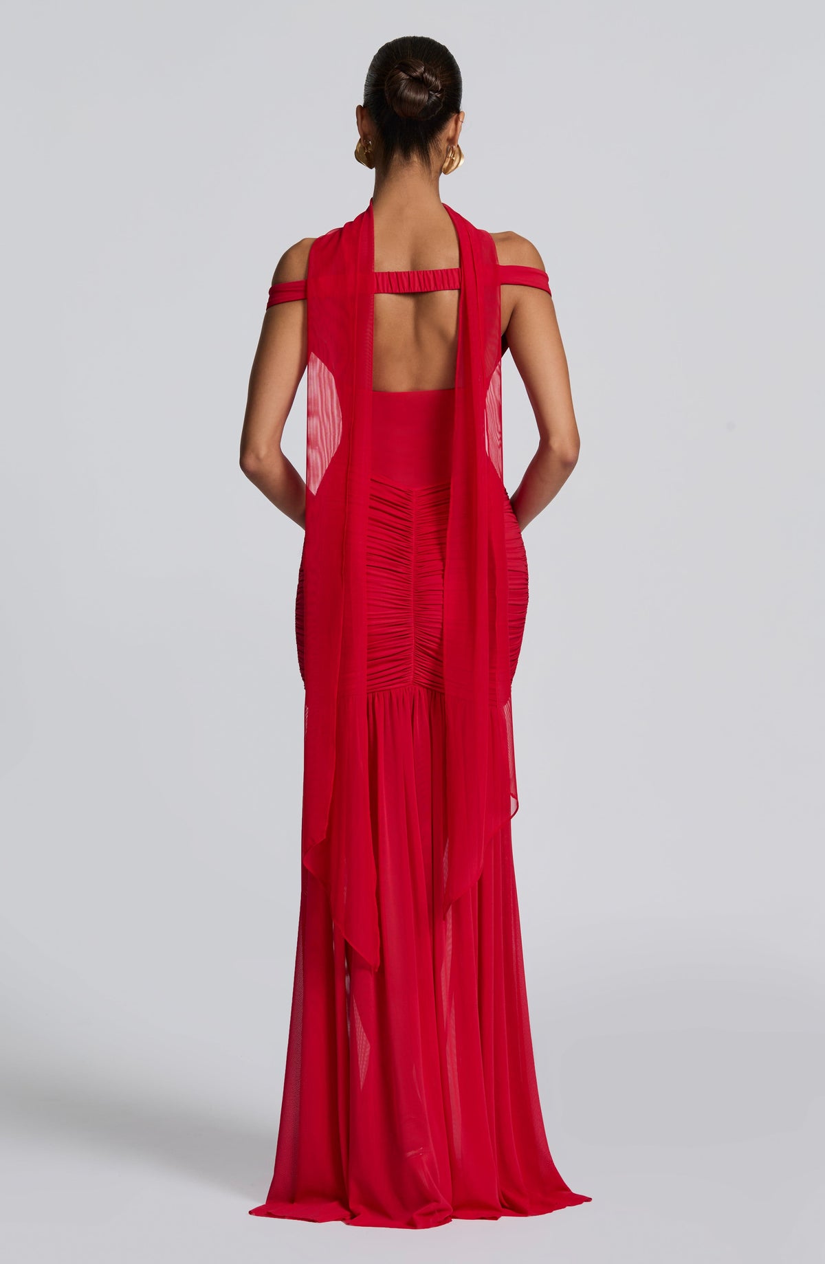 Aylah Scarf in Red