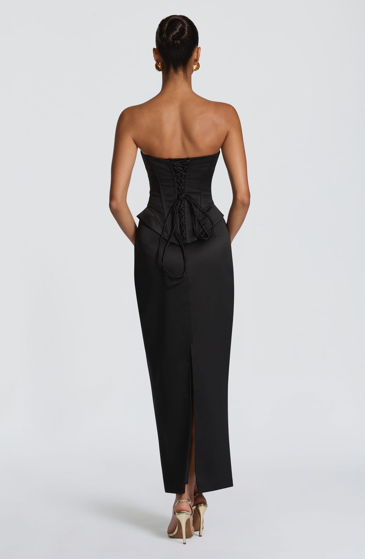 Azolla Corset in Black