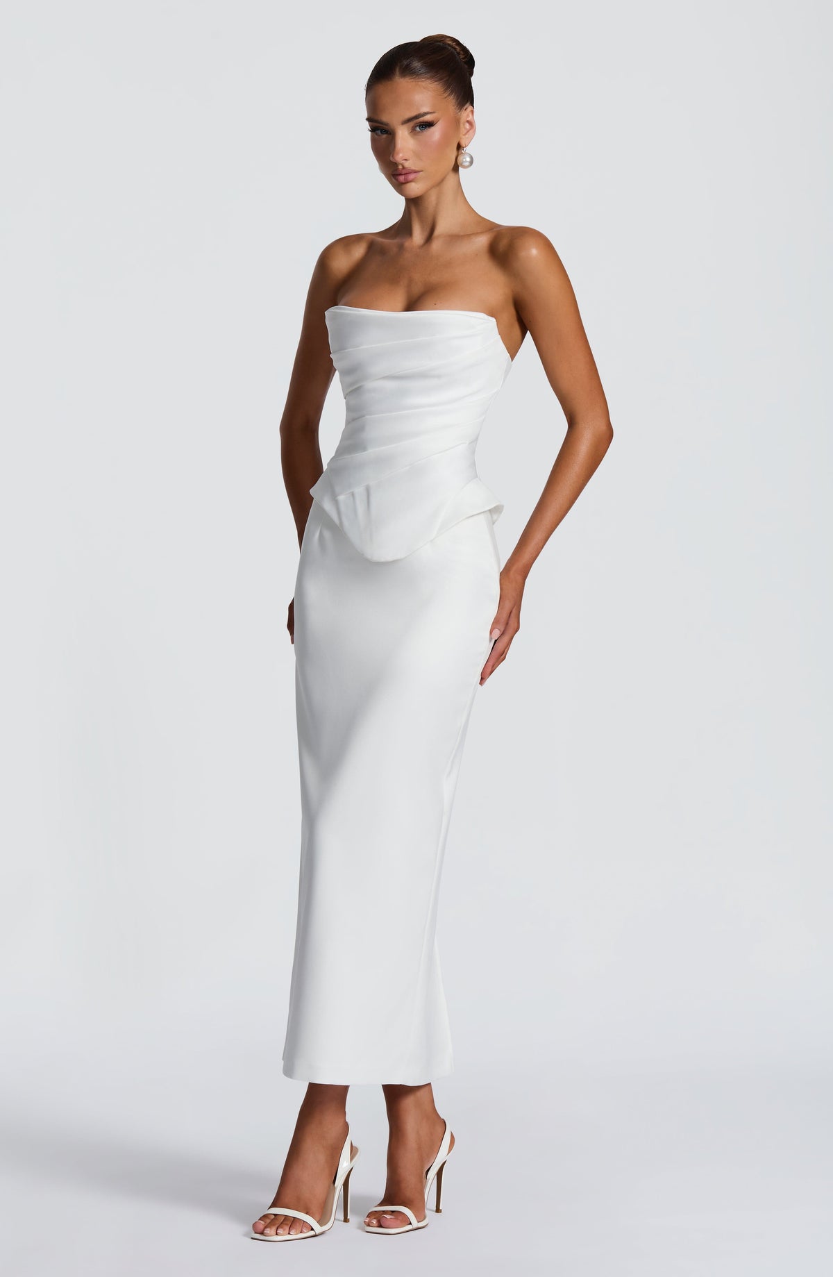 Azolla Corset in Ivory