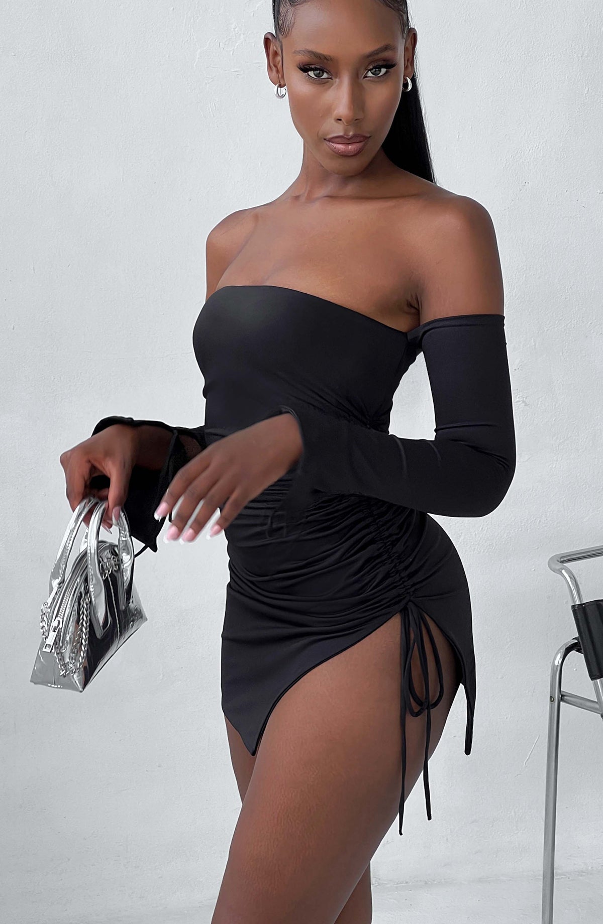 Becca Mini Dress in Black