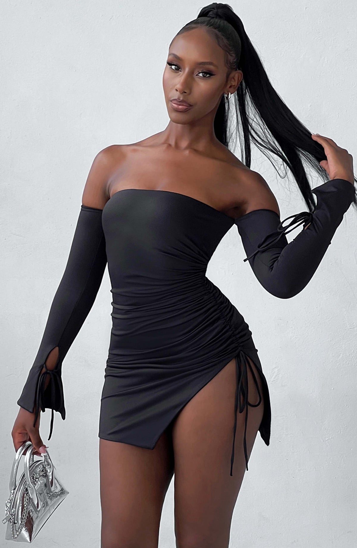 Becca Mini Dress in Black