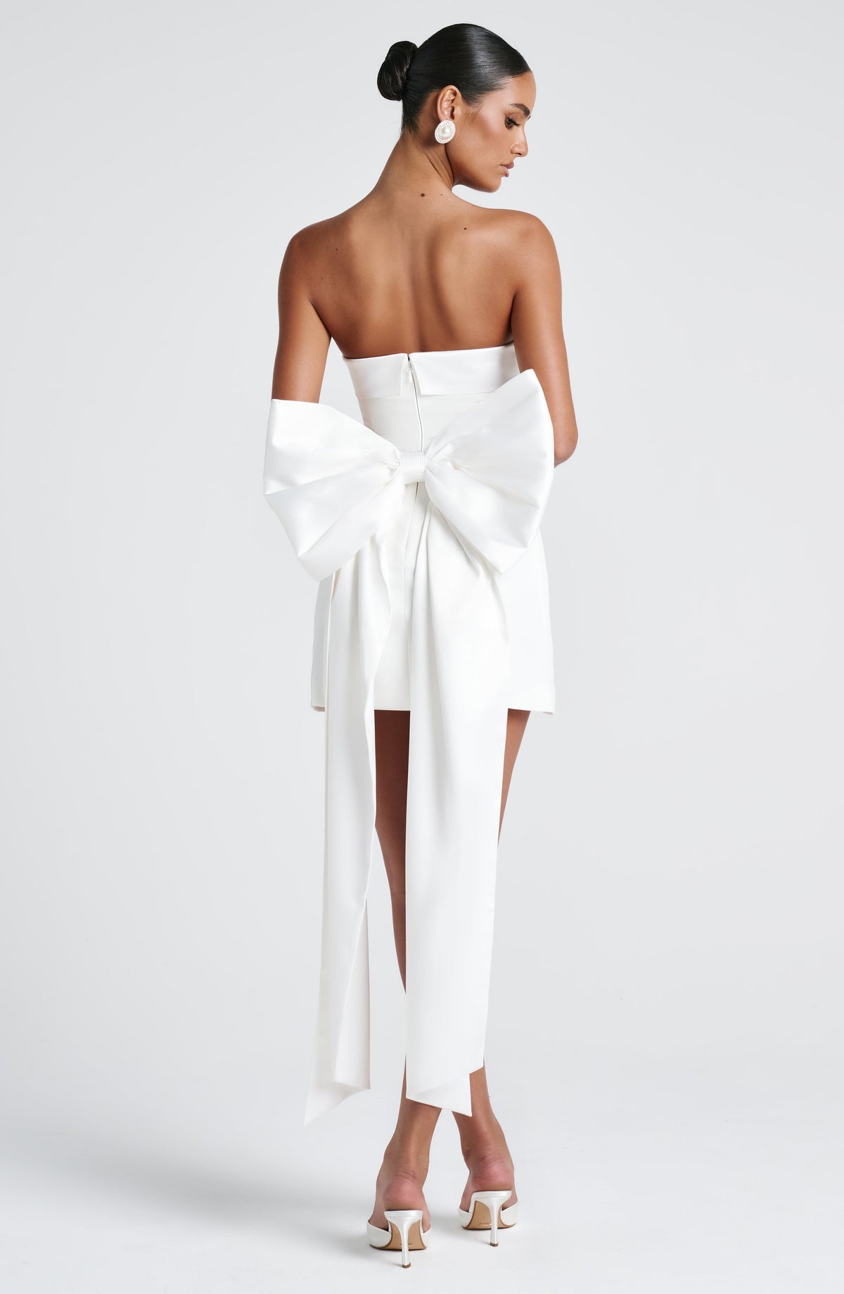 Bellamie Mini Dress in Ivory