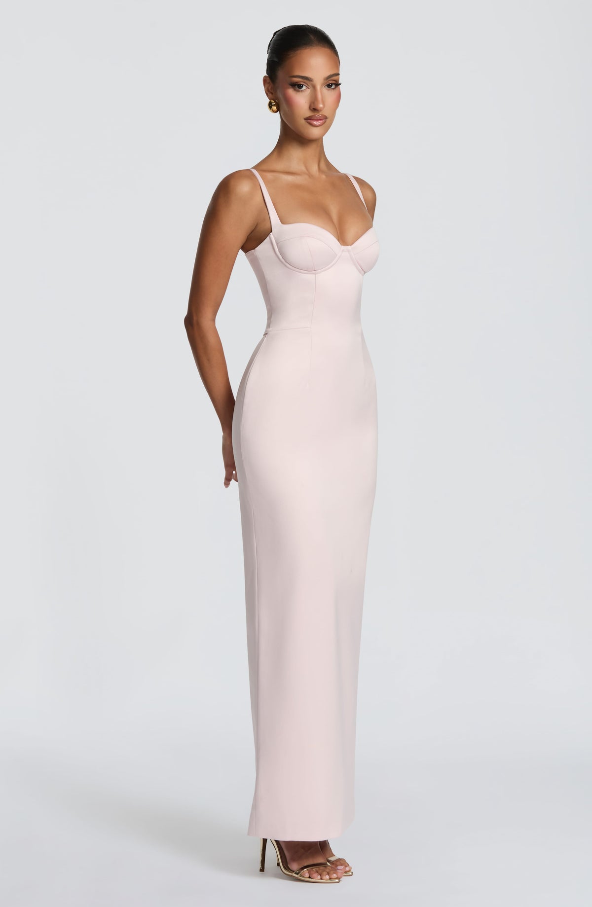 Benedetta Maxi Dress in Blush
