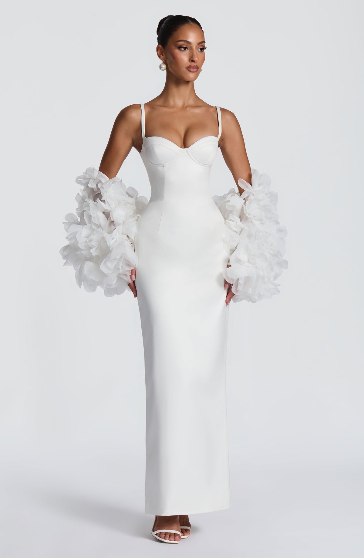 Benedetta Maxi Dress in Ivory