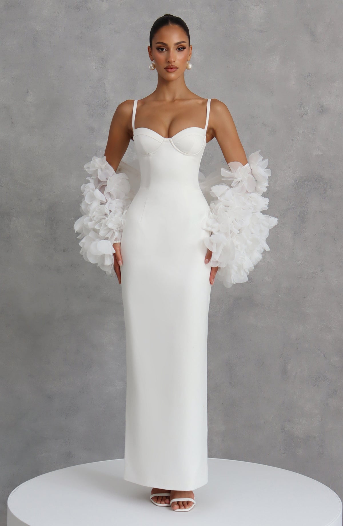 Benedetta Maxi Dress in Ivory